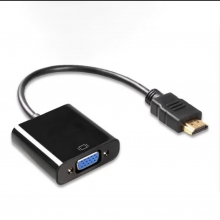hdmi轉vga轉換器vga音頻視HDMI顯示器連接線 HDMI/VGA-X21-無線